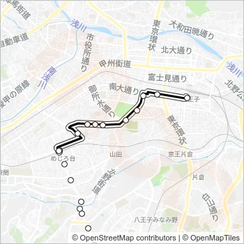 八６７ Bus Line Map