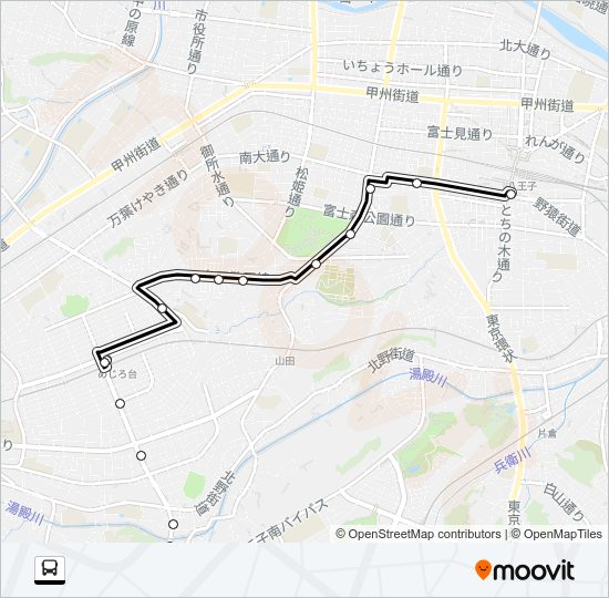 八６７ Bus Line Map