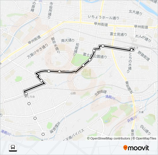 八６７ Bus Line Map