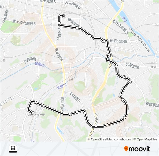 八６９ Bus Line Map