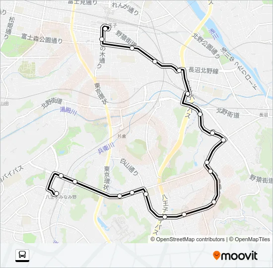 八６９ バスの路線図