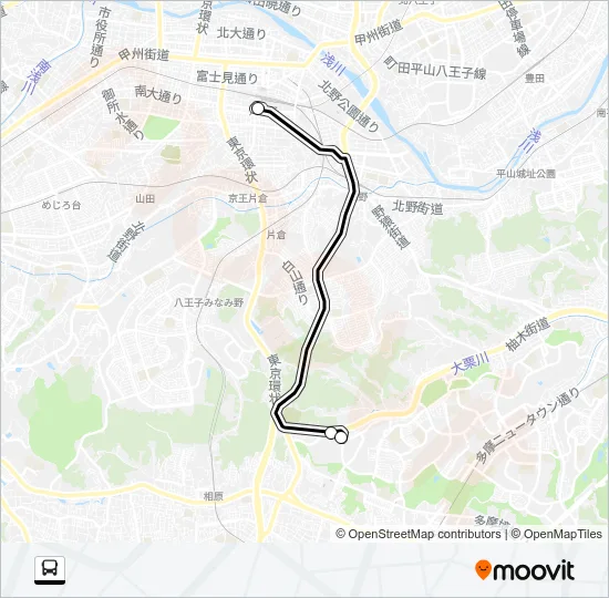 八７０ バスの路線図