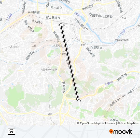 八７０ Bus Line Map
