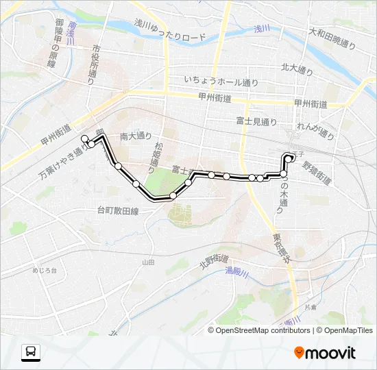 八９４ バスの路線図