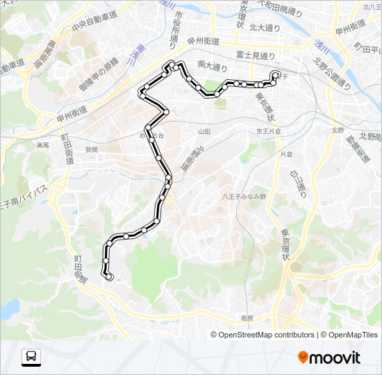 八９６ Bus Line Map
