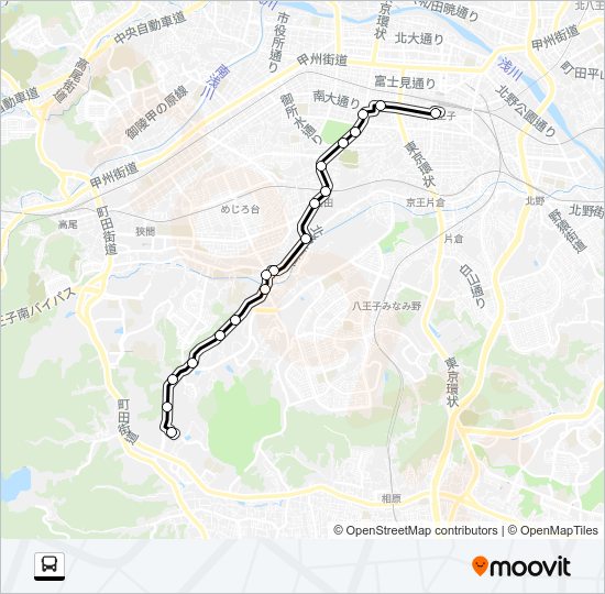 八９７ Bus Line Map