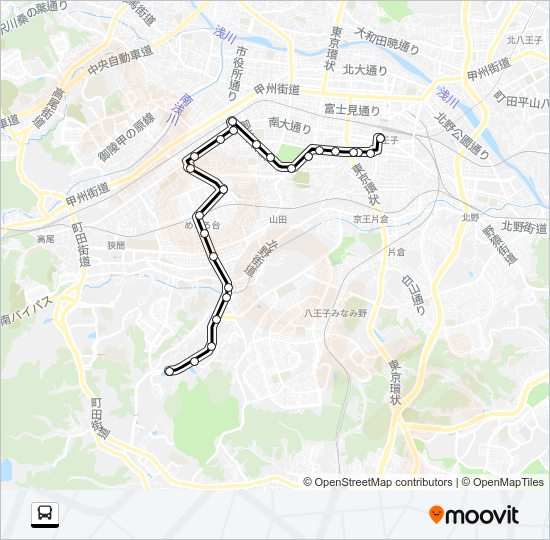 八９８ Bus Line Map
