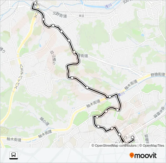 北０４ Bus Line Map