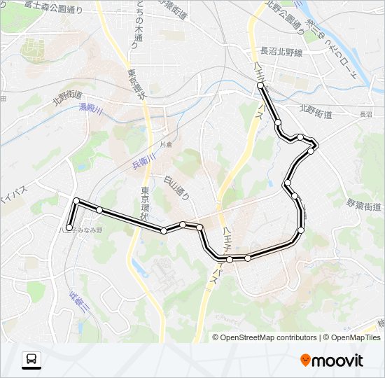 北０６ Bus Line Map