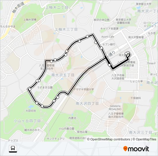 南６０ Bus Line Map
