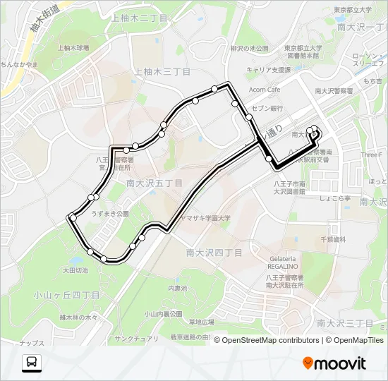 南６０ Bus Line Map