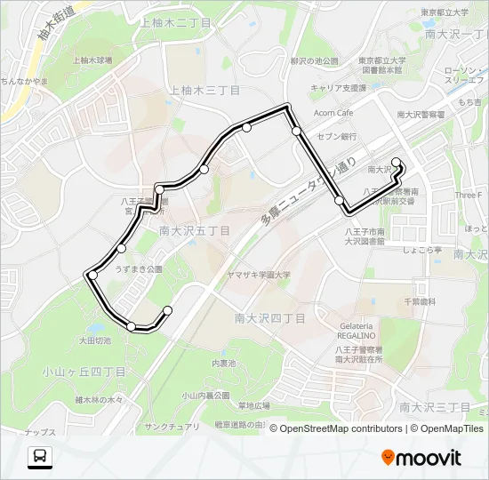 南６０ Bus Line Map