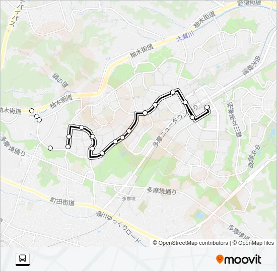 南６１ Bus Line Map