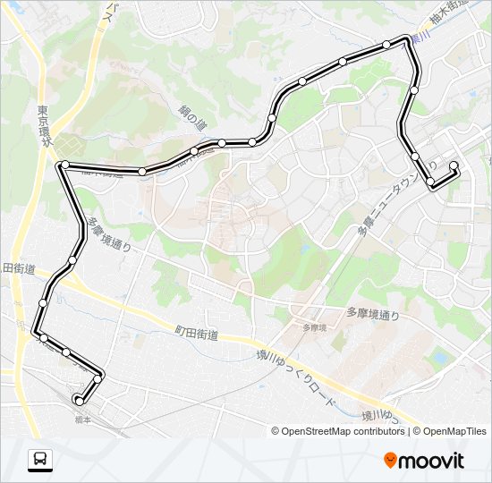 南６３ Bus Line Map