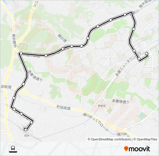 南６３ Bus Line Map