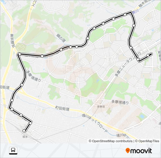 南６３ Bus Line Map