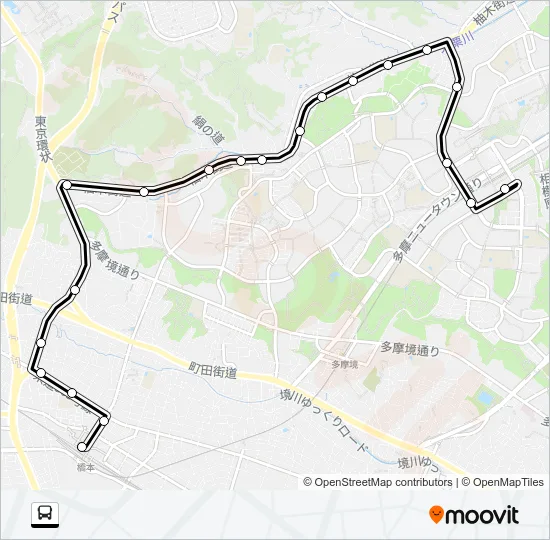 南６３ Bus Line Map