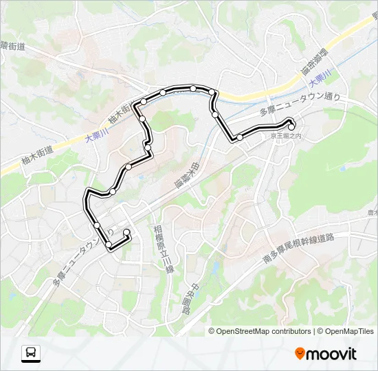 南６４ Bus Line Map