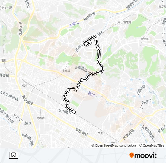 南８４ Bus Line Map