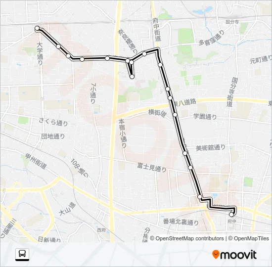国０３ Bus Line Map