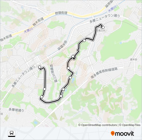 堀０３ Bus Line Map