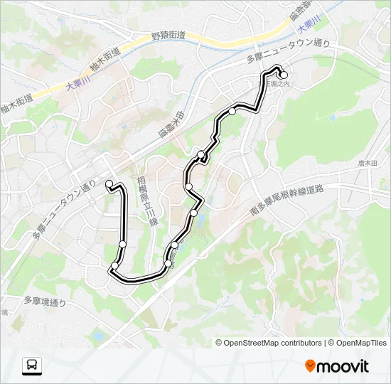 堀０３ バスの路線図