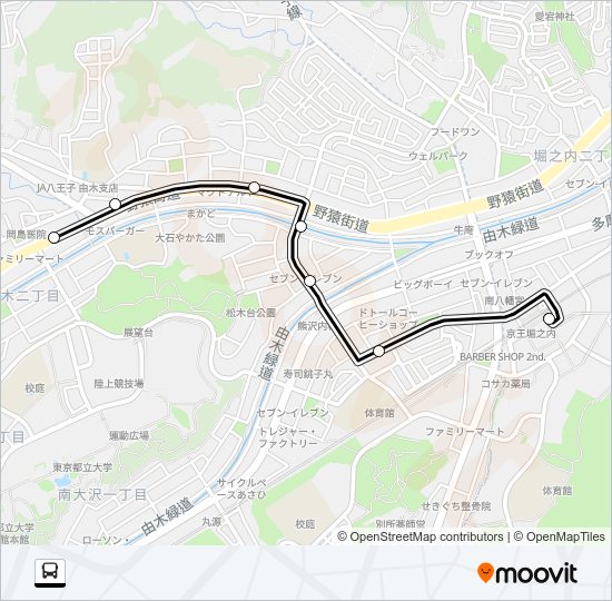 堀６４ Bus Line Map
