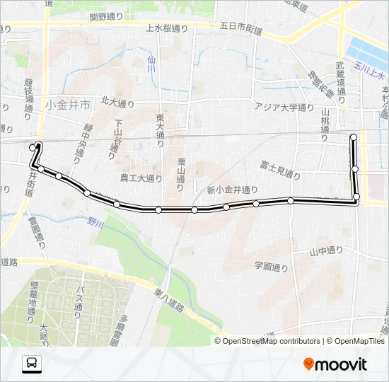 境８１ Bus Line Map