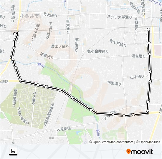 境９６ Bus Line Map