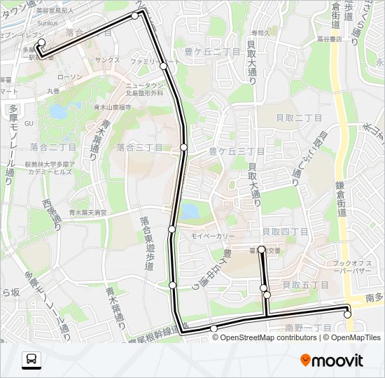 多０１ Bus Line Map