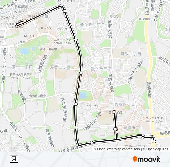 多０１ Bus Line Map