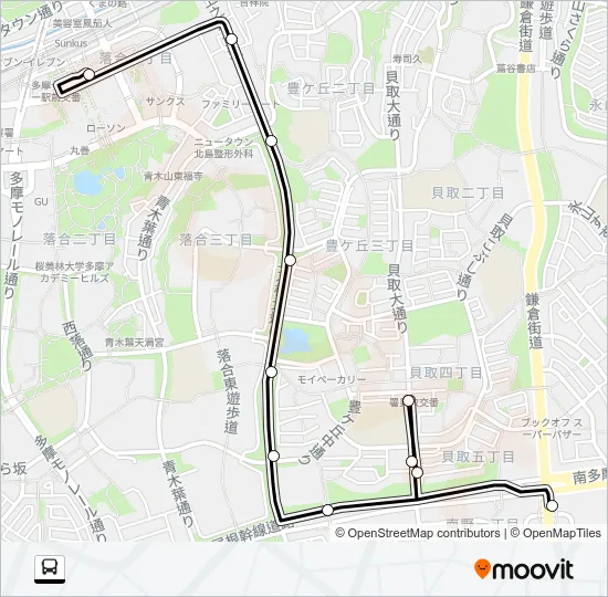 多０１ Bus Line Map