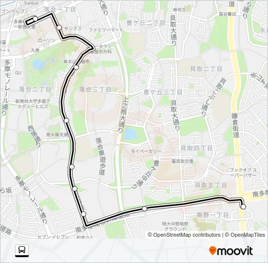 多０５ バスの路線図
