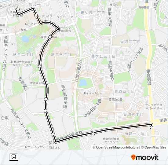 多０５ Bus Line Map
