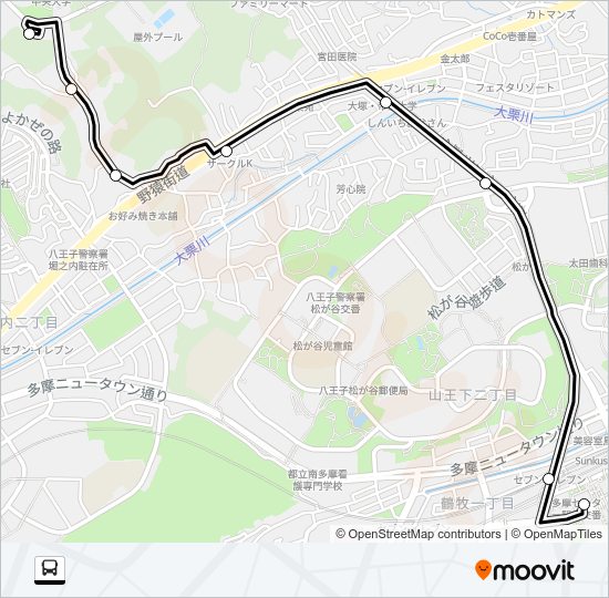 多１３ Bus Line Map