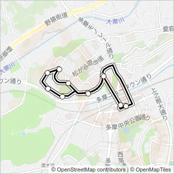多１７ Bus Line Map
