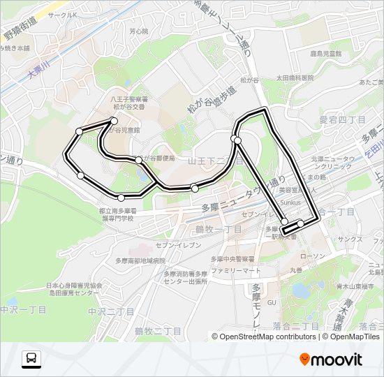 多１７ Bus Line Map