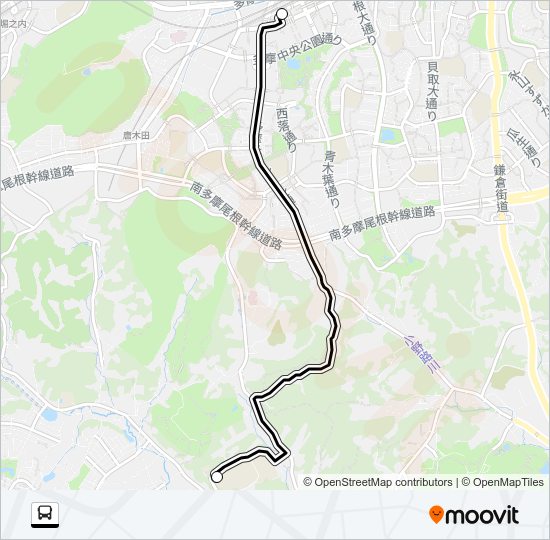 多４４ Bus Line Map