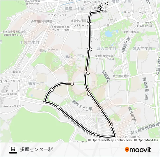 多６１ Bus Line Map