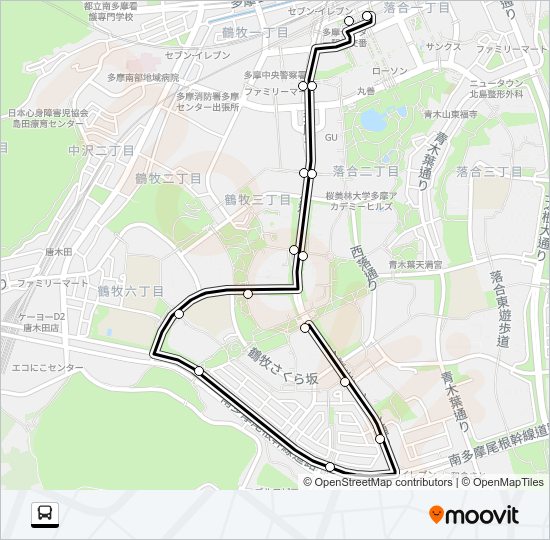 多６１ Bus Line Map