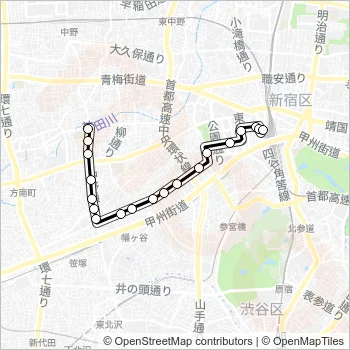 宿４１ Bus Line Map