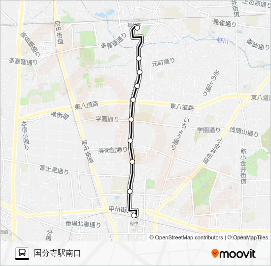 Temple 91 Bus Line Map