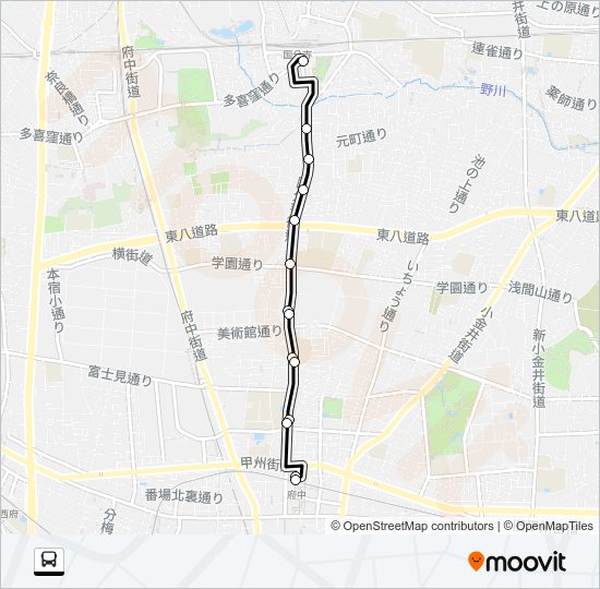 寺９１ Bus Line Map