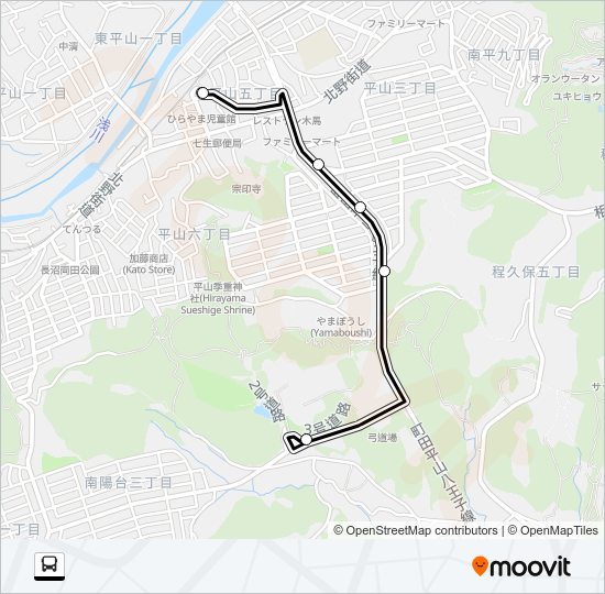 平０１ Bus Line Map