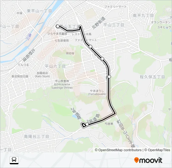 平０１ Bus Line Map