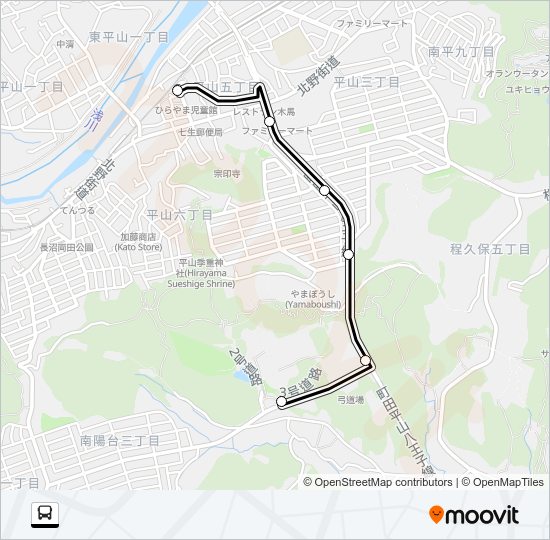 平０１ Bus Line Map
