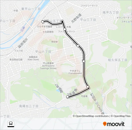平０１ バスの路線図