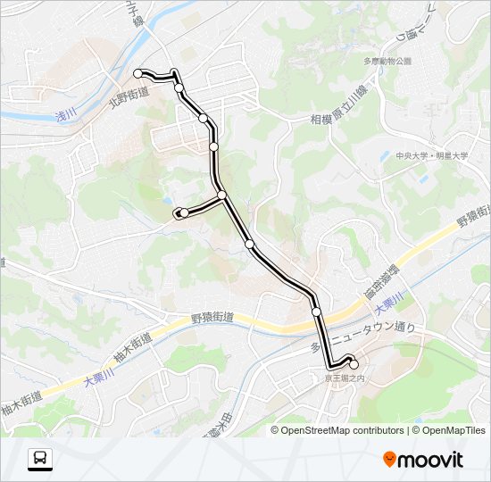 平０２ Bus Line Map