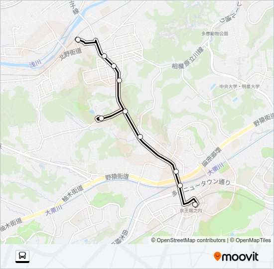 平０２ Bus Line Map