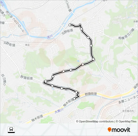 平０４ バスの路線図